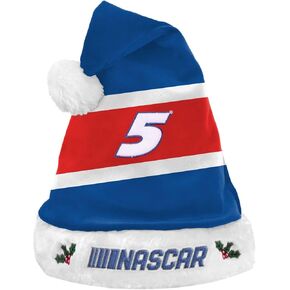 FOCO NASCAR Kyle Larson Embroidered Colorblock Santa Hat