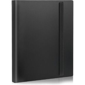 Card Binder, 9 Pocket Trading Card Album Folder,20 Pages, 360 Card Capacity Sports Card Binder, Premium Card Binders Compatible with MTG, TCG, Baseball Cards (Black)