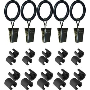 Garden Flag Clips and Stoppers - Anti-Wind Accessories - C Clamp and Stainless Steel Clip with Loop for Garden Flag Holder Stand