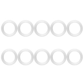 10pcs 1.5 Sanitary Clamp Ferrule Silicone Sealing Gaskets, Food GradeWasher for Replacement