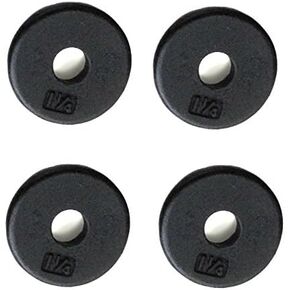 Ader Standard 1" Hole Cast Iron Weight Plate-Black