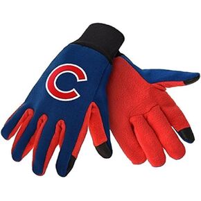 Forever Collectibles Chicago Cubs Color Texting Gloves