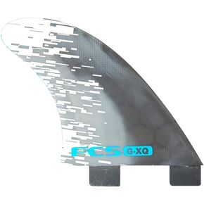 FCS G-XQ Quad Rear Fin Set Blue Smoke Medium