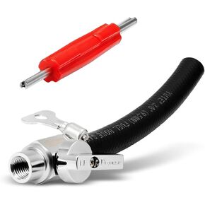 EVAP Service Port Adapter Connector Kit for Evap Smoke Machine Leak Tester with Brass Chrome Plated Ball Valve to Control The Amount of Smoke Flow Entering