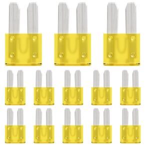 20 Amp Micro2 Fuse 20Amp Micro 2 Car Fuses 20A Automotive APT ATR Blade Fusibles para Autos for RV Vehicle Truck Motorcycle Boat (Pack of 30Pcs)