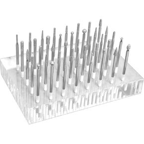 Bur Stand & 40 Diamond Grinding Burs Set