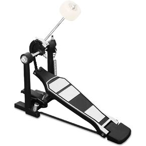 Bass Drum Pedal,Double Bass Drum Pedal Mount Double Chain Drive Foot Percussion Hardware Kick Drum Kit Pedals Step on Hammer Adj. Beater Head Bass Pedal for Drum Set