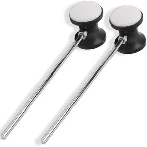 2Pcs Double Sided Bass Drum Pedal Beater with Felt Head, Double Kick Drum Pedals Beater, Drum Percussion Parts Accessories