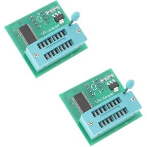 SING F LTD 2PCS 1.8V Adapter Motherboard Programmers Adapter Proto Board Module for 1.8V SPI Flash Chip SOP8 DIP8 Use on Programmers TL866 EZP2010