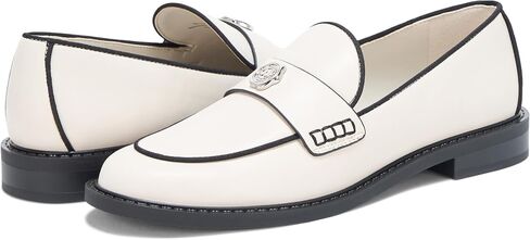 Karl Lagerfeld Paris Women's Rylyn Loafer, Gold, 7.5 in Kuwait