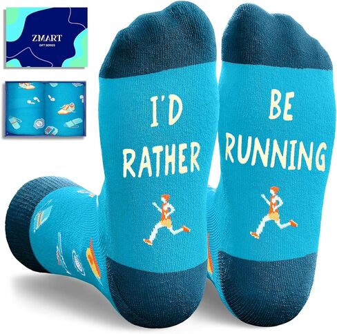 Zmart Funny Sports Socks for Men Women - Outdoorsman Gifts for Hunting Running Lovers, Gifts for Golf Soccer Bowling Fans in Saudi Arabia