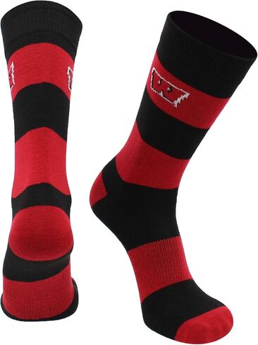 TCK NCAA Socks Game Day Scriped Crew Socks in Kuwait