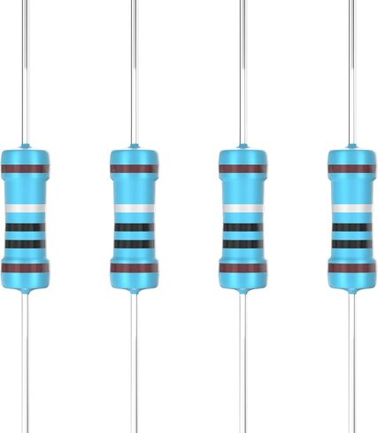 100 Pcs 1M Ω ohm Resistor 1/2W(0.5Watt) Metal Film Fixed Resistor 0.01 ±1% Tolerance Resistors in Kuwait