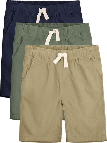 OHD 3 Pack Boys School Uniform Shorts, Boys Uniform Shorts Boys Clothes Jogger Shorts Casual Uniform Summer Shorts in Saudi Arabia