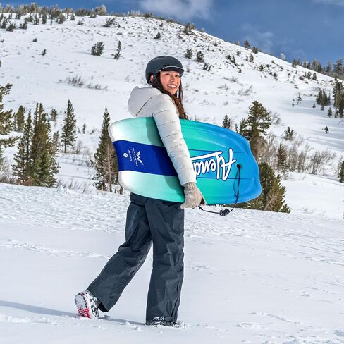 42.5in Hybrid Alendec All Season Board for Snow & Water Multi-Sport Snow SLED | Bodyboard with Leash Cord in Saudi Arabia