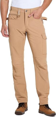 DURAWERK Men's 4-Way Stretch Cargo Pants, Work Pants, Durable Tactical Pants, Lightweight EDC Hiking Pants for Outdoor in Saudi Arabia