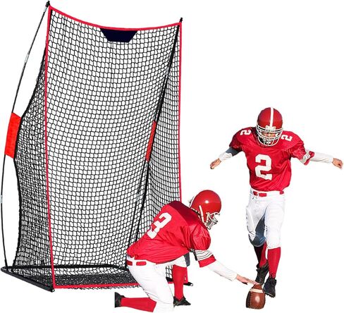 كرة القدم الشبكة 4 × 7 أقدام الركل لتراجع قورتربك رمي صافي متينة وممارسة معدات كرة القدم المحمولة الهدف in Kuwait