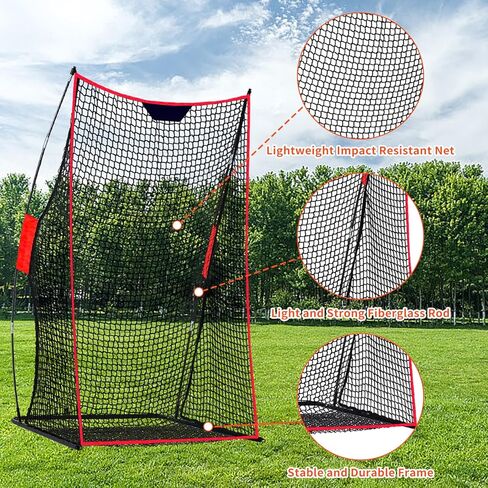 كرة القدم الشبكة 4 × 7 أقدام الركل لتراجع قورتربك رمي صافي متينة وممارسة معدات كرة القدم المحمولة الهدف in Kuwait