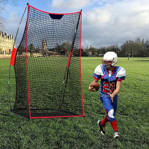 كرة القدم الشبكة 4 × 7 أقدام الركل لتراجع قورتربك رمي صافي متينة وممارسة معدات كرة القدم المحمولة الهدف in Kuwait