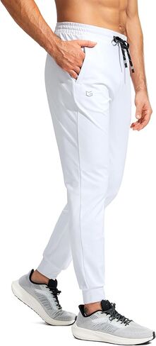 غوغرافون رياضيون تدريجيين للرجال مع 3 جيوب مضغوطة تمتد تمرينات تدريب السراويل الخفيفة الوزن على السراويل العسكرية للرجال in Kuwait
