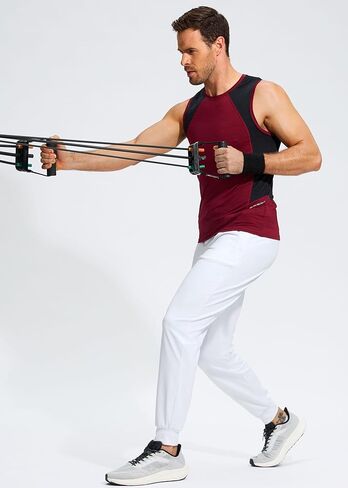 غوغرافون رياضيون تدريجيين للرجال مع 3 جيوب مضغوطة تمتد تمرينات تدريب السراويل الخفيفة الوزن على السراويل العسكرية للرجال in Kuwait