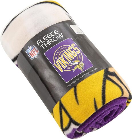 Northwest NFL Minnesota Vikings Fleece Fleece Fleece بطانية ، 50 "× 60" ، حملة in Saudi Arabia