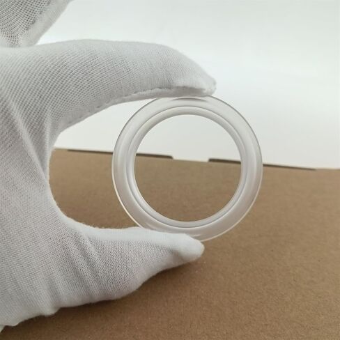 غطاء نهاية زجاجي ثلاثي المشبك من الأكريليك مقاس 1.5 بوصة، نوع الطويق، جدار سميك بآلة CNC (1.5 بوصة) in Kuwait