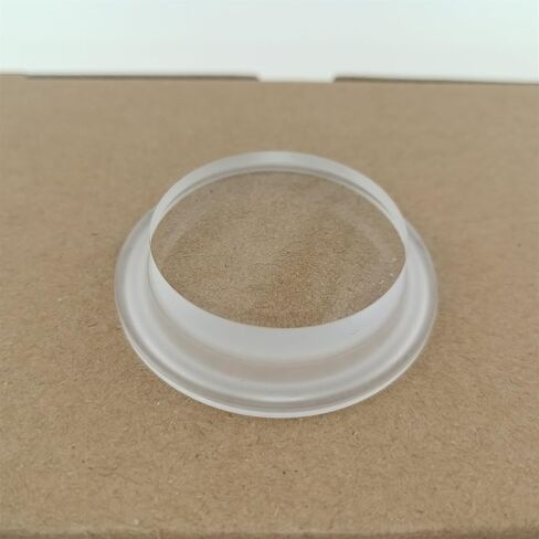 غطاء نهاية زجاجي ثلاثي المشبك من الأكريليك مقاس 1.5 بوصة، نوع الطويق، جدار سميك بآلة CNC (1.5 بوصة) in Kuwait