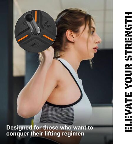 Cast Iron Plate Weights by Tribe WOD- Gym Weights for Men and Women, Cast Iron Plate Weights 1 of 2, Rubber and Steel Weights for Lifting (1 Plate) in Saudi Arabia