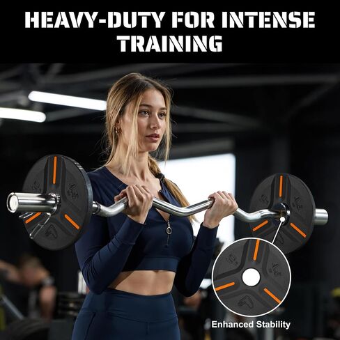 Cast Iron Plate Weights by Tribe WOD- Gym Weights for Men and Women, Cast Iron Plate Weights 1 of 2, Rubber and Steel Weights for Lifting (1 Plate) in Saudi Arabia