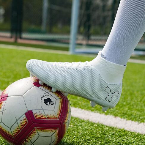 Kids Soccer Shoes Boys Girls Turf Indoor Football Cleats Outdoor Sneakers for Youth in Saudi Arabia
