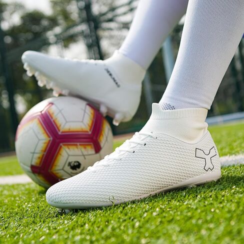 Kids Soccer Shoes Boys Girls Turf Indoor Football Cleats Outdoor Sneakers for Youth in Saudi Arabia