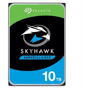 Seagate Skyhawk AI 10TB Surveillance Internal Hard Drive HDD–3.5 Inch SATA 6Gb/s 256MB Cache for DVR NVR Security Camera System with Drive Health Management-Frustration Free Packaging (ST10000VE0004)