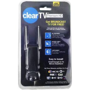 TV Antenna Clear TV Premium HD TV Antenna Digital Indoor Antenna HD TV Free TV Digital Receive Satellite TV Indoor Antenna Ditch Cable,50 Miles Range