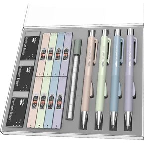 Mr. Pen- Pastel Mechanical Pencil Set, 4 Pack, 2 Sizes, 0.5 & 0.7mm, Fast Click Aesthetic Mechanical Pencils Set, Pastel Mechanical Pencils, Cute Mechanical Pencils Cute, Lead Pencils