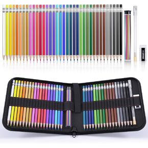 Four Candies Mechanical Colored Pencils, Erasable Mechanical Pencils with Sharpener and Bag, Aesthetic Drafting Tools Ideal for Both Beginners 2.6mm, 36PCS