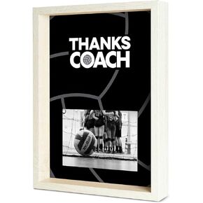 ChalkTalkSPORTS Premier Volleyball Photo Frame | Thanks Coach