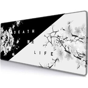 Gaming Mouse Pad, Large Non-Slip Rubber Base Mousepad, Keyboard Mouse Mat, Desk Pad with Stitched Edges, 31.5x11.8inch, Dazzling Galaxy
