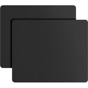 Mouse Pad 12.6×10.8×0.08 inches Premium-Textured Non-Slip Rubber Base Mouse Mat Mousepad for Office & Home, Black (2 Pack)