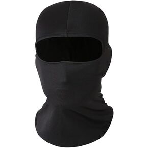 2PCS Balaclava Ski Mask, UV Protection Windproof Full Face Mask, Men Women Breathable & Lightweight Motorcycle Accessories (Black)