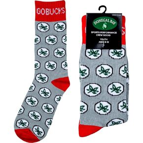 Ohio State Buckeyes Kids Crew Socks