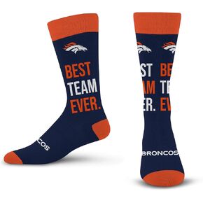 For Bare Feet Best Team Ever Crew Sock NFL