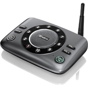 Hands-Free Intercoms Wireless for Home Business, Wuloo Upgrade Two Way Audio Intercom System for Elderly, Full Duplex Room to Room Intercom with 5280 ft Range Clear Sound Anti-Interference, Pack of 2