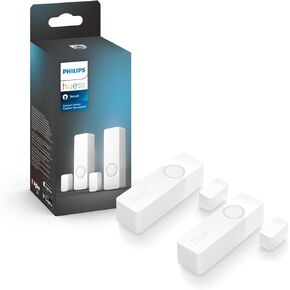 Philips Hue Secure Smart Contact Sensor, Black - 1 Pack - Made for Indoor Doors and Windows - Requires Hue Bridge - Works with The Hue App