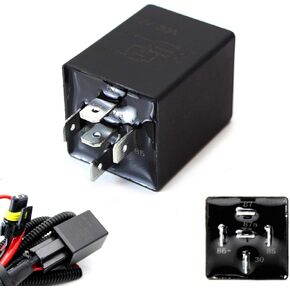 iJDMTOY (1 10-Second Time Delay Relay Module, 5-Pin 12V 30A SPDT, Compatible with Automotive Lighting