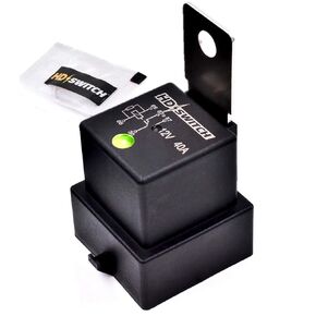 HD Switch Waterproof Relay w/LED Indicator Replaces Tyco VF4-55F11-S01 - VF455F11S01 Song Chuan 896H-1CH-D1SF-R1 896H1CHD1SFR1 12VDC 40A