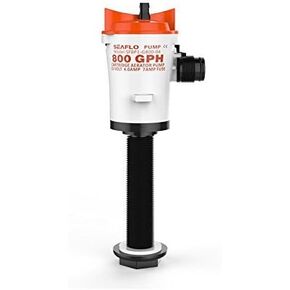 SEAFLO Livewell Baitwell Pumps 12V 800GPH 4.0A Submersible Cartridge Boat Bilge Pump