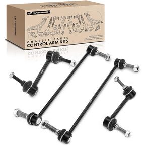 A-Premium Set of 4, Front & Rear Sway Bar Links Kit Stabilizer Bar Links Compatible with Ford Explorer 2011-2019, Police Interceptor Utility 2013-2019, Replace # K750393 K750616