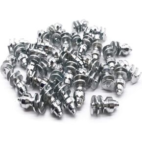 Screw in Tire Stud,Spikes for tire,Marrkey 100PCS Steel Body Carbide Tips [Security Anti-Skid] Wheel Tyre Snow Tire Spikes for Loaders Tractors Skid Steer Truck MS1911(11 x 22.8mm)
