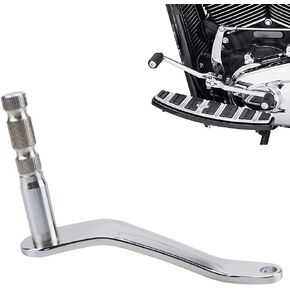 WOWTK Extended Shifter Shaft Shift Arm for Harley FL Softail 2018-2023 Models Equipped with footboards Softail Slim FLSL Heritage Classic Fat Boy Deluxe FLDE,Chrome